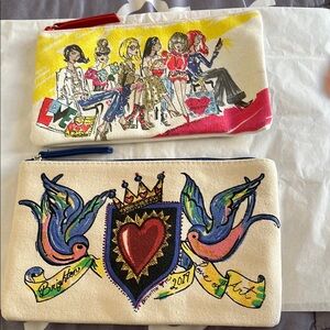 Brighton 2018 and 2019 Cosmetic Bags - EUC